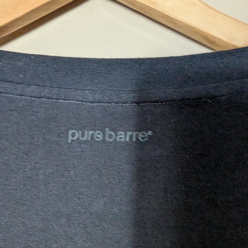 Pure Barre Black Crew Neck Sweatshirt Size XS - Picture 5 of 5